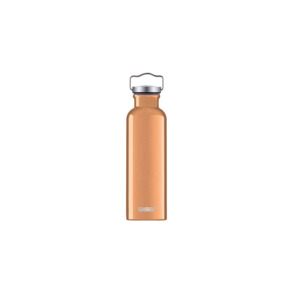 - Aluminium Water Bottle - Original Copper - Climate Neutral Certified - Suitable For Carbonated Beverages - Leakproof - Lightweight - BPA Free - 0.75