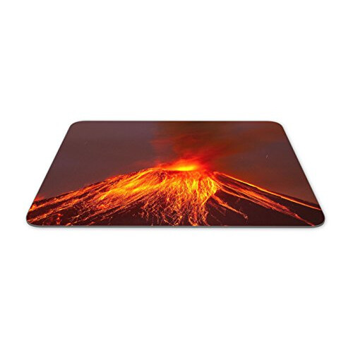 Lava Spewing Volcano Mouse Mat Pad Geology Mountain Computer PC #8097 1