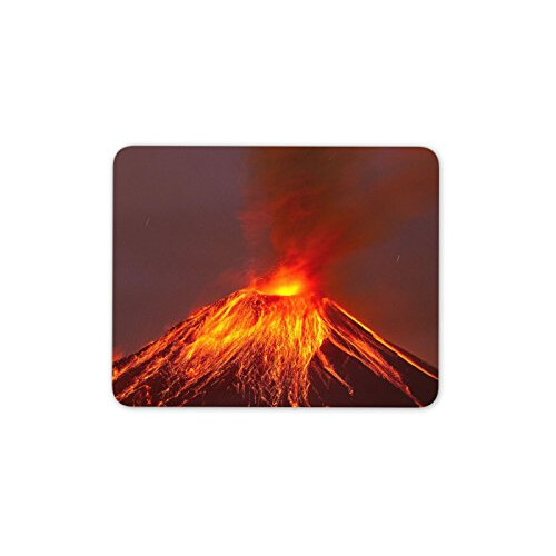 Lava Spewing Volcano Mouse Mat Pad Geology Mountain Computer PC #8097