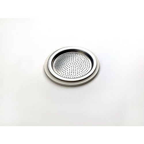 3 Rubber Seals/Rings+Filter -Replacement- Size 2 Cup Espresso Coffee Maker Moka Pot- 5.5cm (2 Cup) 2