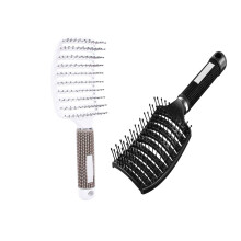 2pcs Vented Detangling Hair Brush for Thick Curly Thin Long Short Wet or Dry Hair Adds Shine and Makes Hair Smooth,Best Paddle Hair Brushes and Comb