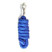 Lead rope with panic hook for horse in various stylish designs. Leash, ties pony, donkey, goat