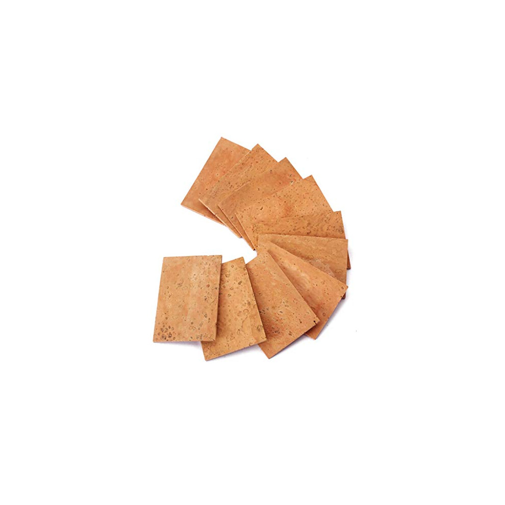 10pcs/pack Saxophone Corks Soprano/Tenor/Alto Neck Cork Saxophone Parts Musical Instrument Accessories 60x40x2mm