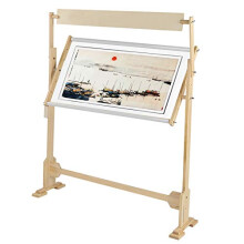 Tapestry Frame, Large Size Adjustable Wooden Embroidery Frame Floor Stand for Cross Stitch or Embroidery