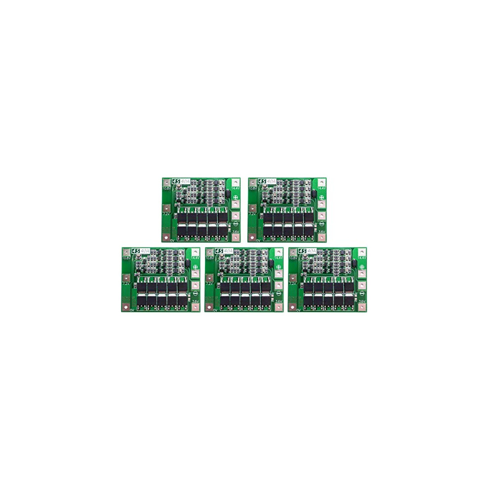 5Pcs 4S 40A 14.8V 16.8V 18650 Lithium Battery Protection Board Bms Pcb 7426925371330