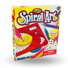 22 Pc Spiral Art Set 6 Spiral Wheels 3 Frames 3 Mini Gel Pens 10 Paper Sheet and Bonus Sticker Sheet