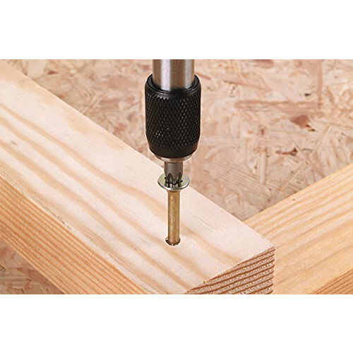 wolfcraft Hand Screwdriver with Bit Socket, Long I 8725000 I For deep-lying screw connections 1