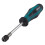 wolfcraft Hand Screwdriver with Bit Socket, Long I 8725000 I For deep-lying screw connections 1