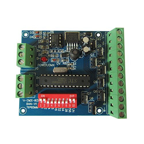 RGBW 8 Channel DMX Controller 2 Group RGBW 8CH Decoder for LED Strip Light