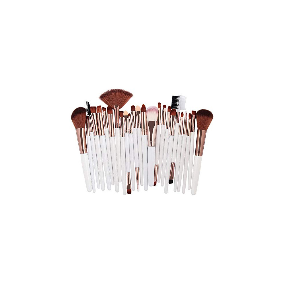 Makeup Brushes Set, 25 Pcs Professional Makeup Brush Set, Foundation Blending Face Powder Blush, Concealers Eye Make Up Brush Kits, Blending Powder