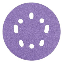 Zirconium 125mm Random Orbit 80 Grit Abrasive Sanding Disc, AB/125/80Z/B, Pack of 50