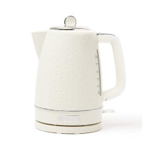 Starbeck White Kettle - 1.7L Fast Boil, Quiet, Cordless Electric Kettle - 3000W, BPA Free, Ergonomic Handle, Energy-Efficient, lightweight - Perfect