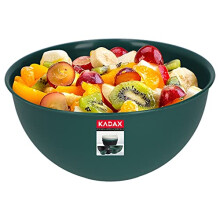 KADAX Kunststoff-Küchenschüssel für Salate, 0,5 l, grün