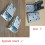 Folding Table Hinges - Self Locking Hinge Leg Accessories - Folding Table Extensions (2 Silver) 4