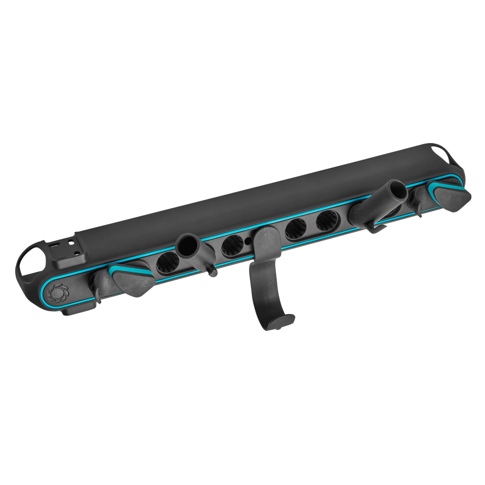 Tool Rack Flex: Wall hook for house and garden tools, incl. single connectors, handle holder, horizontal storage, made from recycled materials, can be