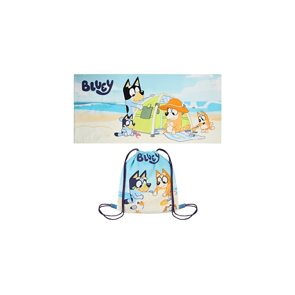 Fold Away Beach Towel Bag For Boys & Girls Kids Bathtowel Childrens Swimming Towel