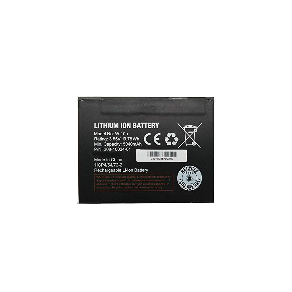 3.85V 19.78Wh 5040Mah W-10A W10a Replacement Laptop Battery For Netgear Nighthawk Router/Modem M1 Mr1100 738629944275