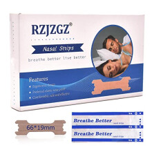 200 Pcs Upgraded Anti Snoring Nasal Strips Large Breathe Better Good Sleeping Nasal Pads (200 PCS, 66x19mm)