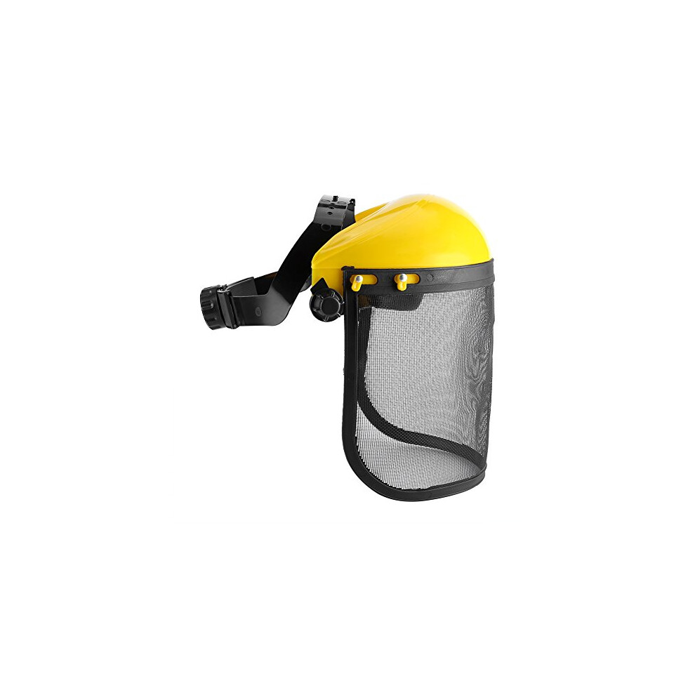 Full Face Shieldâ Protection Safety Helmet With Adjustable Mesh Visor For Chainsaw Gardening Logging Brushcutter Forestry,Lawn Mower Accessories 654936761759