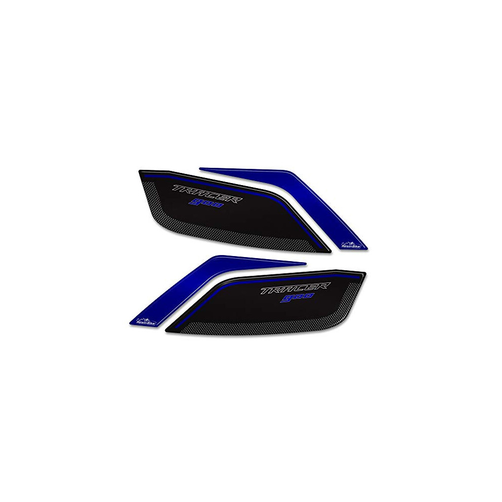 Motorcycle 3D Stickers Compatible With Yamaha Tracer 900 2018 2020 Phantom Handguards Protection From Bumps And Scratches. Pair Of Resin Blue 8391507071429