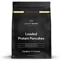 - Loaded Protein Pancake Mix | Premium Pancake Mix | High Protein Pancakes | High Protein Breakfast | Low Sugar Snack | 8 Servings | Cookies 'n' Cream