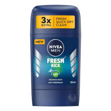 Men's Stick Fresh Kick, Pack of 2, 2 x 50 ml, 48H Protection