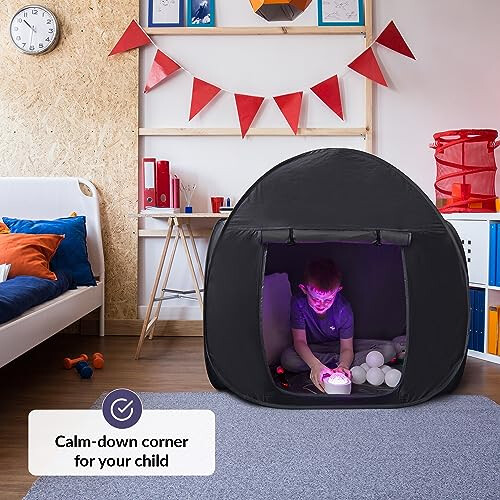 Kid Tent Kids Sensory Tent Pop-Up Play Tent Blackout Calming Tent
