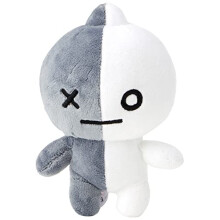 Aurora, 61463, BT21 Official Merchandise, VAN Soft Toy, Small, Grey & White
