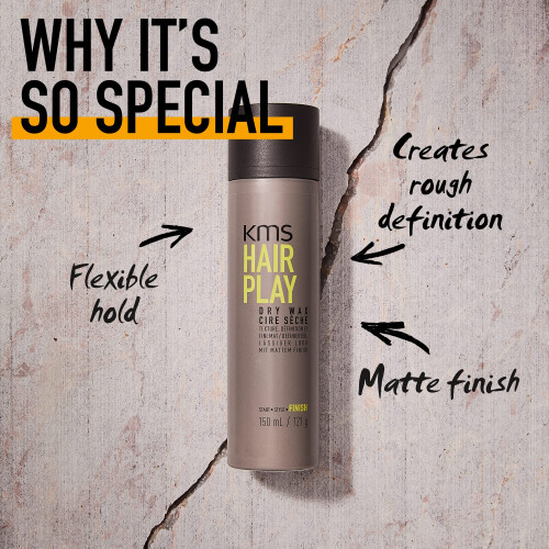 KMS KMS Hairplay Dry Wax 150 ml 1