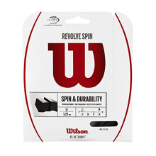 Unisex Revolve Spin Tennis Racket Reel Strings, Black, 12.2 m UK