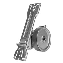 10220 Recessed Winder for Straps in Cotton, Grey, Hole Spacing 14.2-18.4 cm 1
