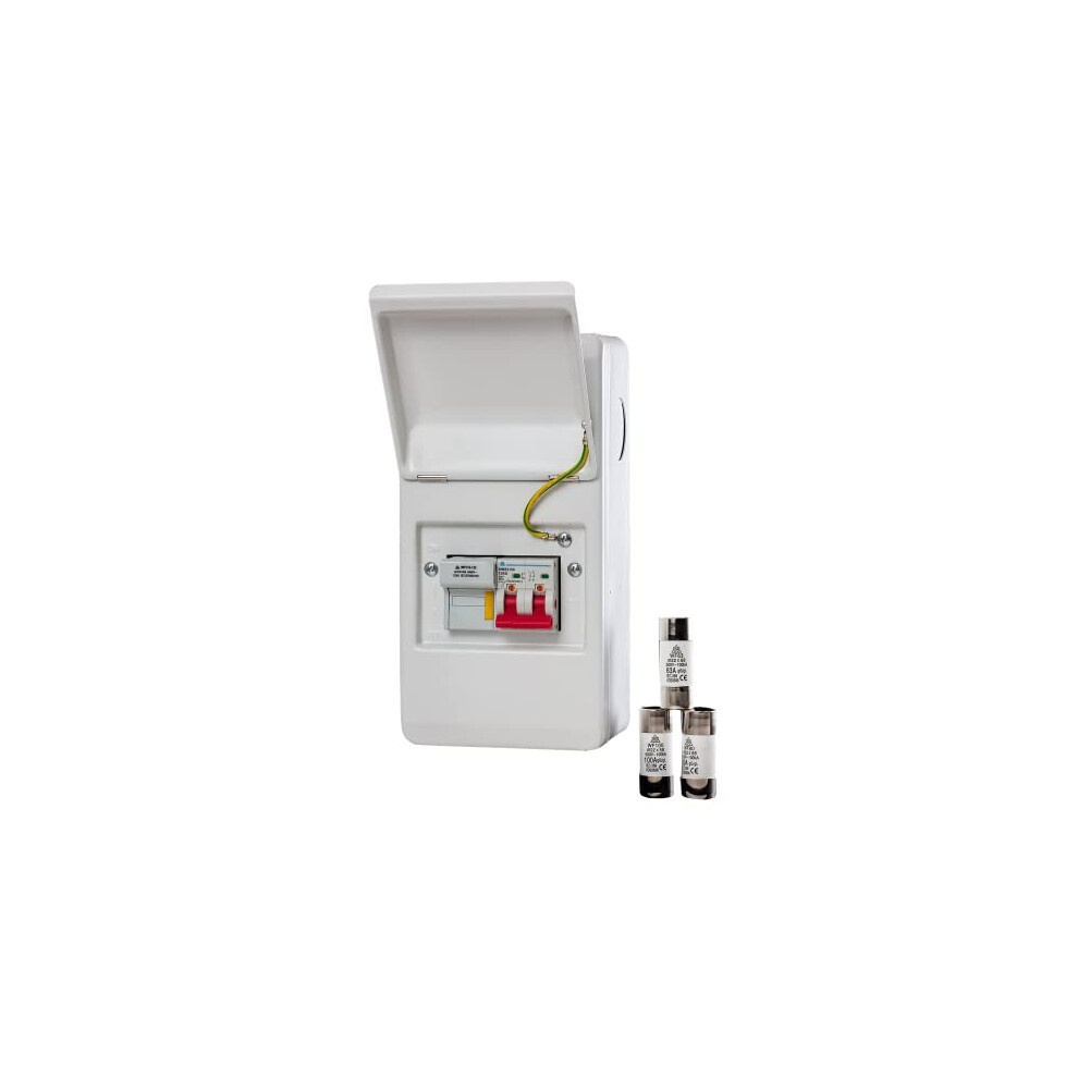 Metal Domestic Mains Fuse Switch With 63A/80A/100A Fuses Wmfs100/3F 5060706830399