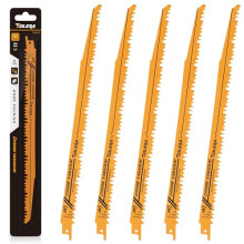 Wood Pruning Reciprocating Saw Blades 300mm 5TPI Sawzall Blades Green Wood Construction Wood Cutting and PVC Pipe Cutting CRV Sharp Ground Teeth for