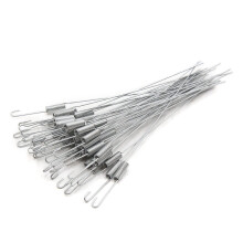 43pcs Silver Tone 155mm Length Brake Throttle Return Spring for Motorcycle Car