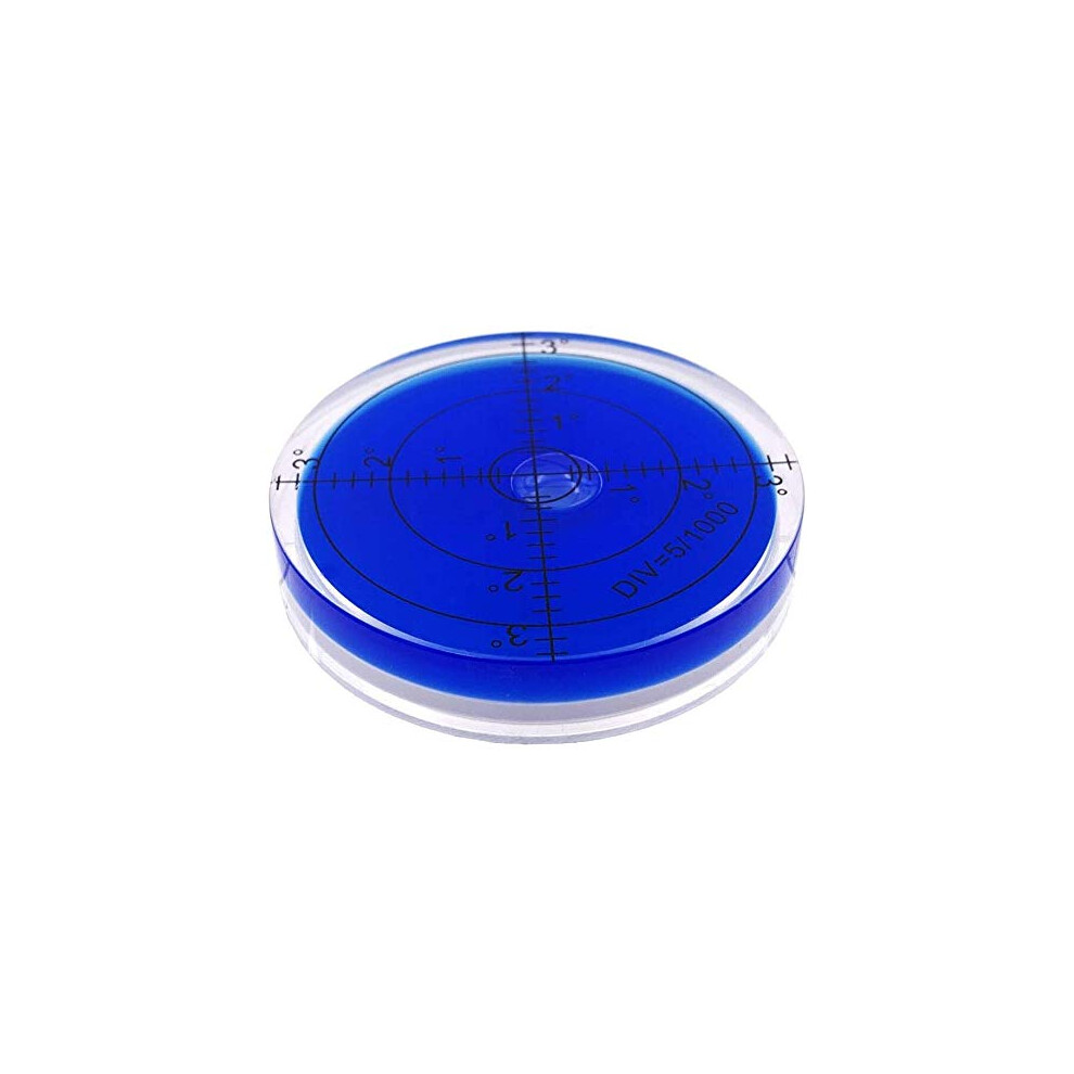 High Precision Horizontal Bubble Acrylic Case Bullseye Spirit Bubble Surface Level Round Inclinometers For Surveying Instruments And Tribrachs, 6438078268376