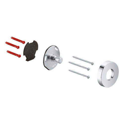 Grohe 48279000 Brausestangenhalter, Silver