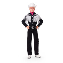 Sammler-Ken-Puppe aus Barbie-Film in schwarz-weißem Western-Outfit (exklusiv)