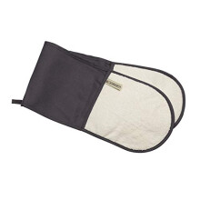 4-Layered Textile Double Oven Gloves, Stain Resistant, Flint, 95001000444000