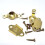 Cheval Mirror Movement Swivel Bracket Hinge Dressing Table Brass Plated Pivot 1