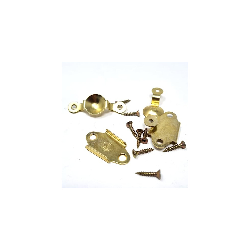 Cheval Mirror Movement Swivel Bracket Hinge Dressing Table Brass Plated Pivot
