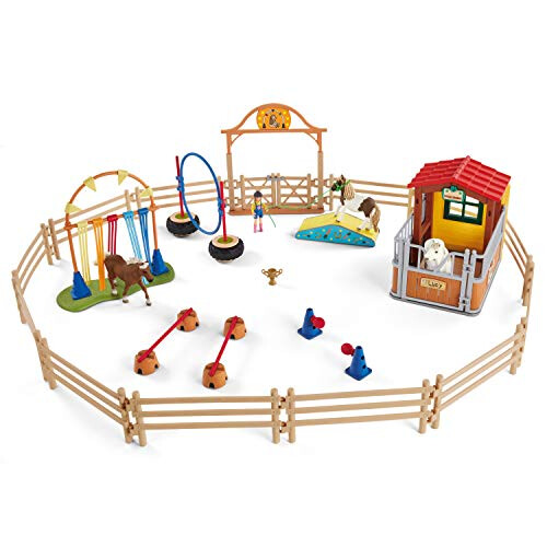 Schleich 72149 exclusief Behendigheid bij der paardenbox 1