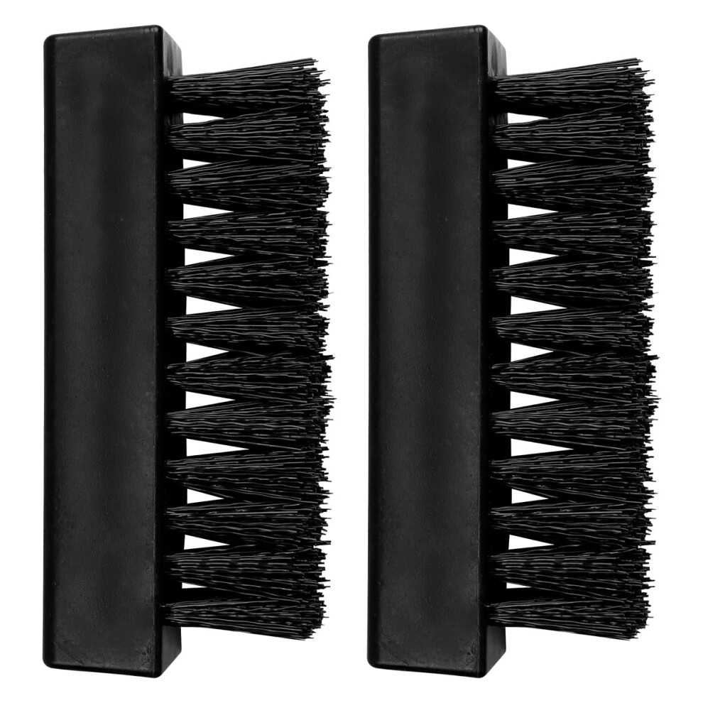 2Pcs Hand Nail Brushes, Plastic Fingernail Cleaning Brushes, Nylon Stiff Bristle Nail Scrubbing Brush (Black)-image-OPC-PDV79B9-NEW