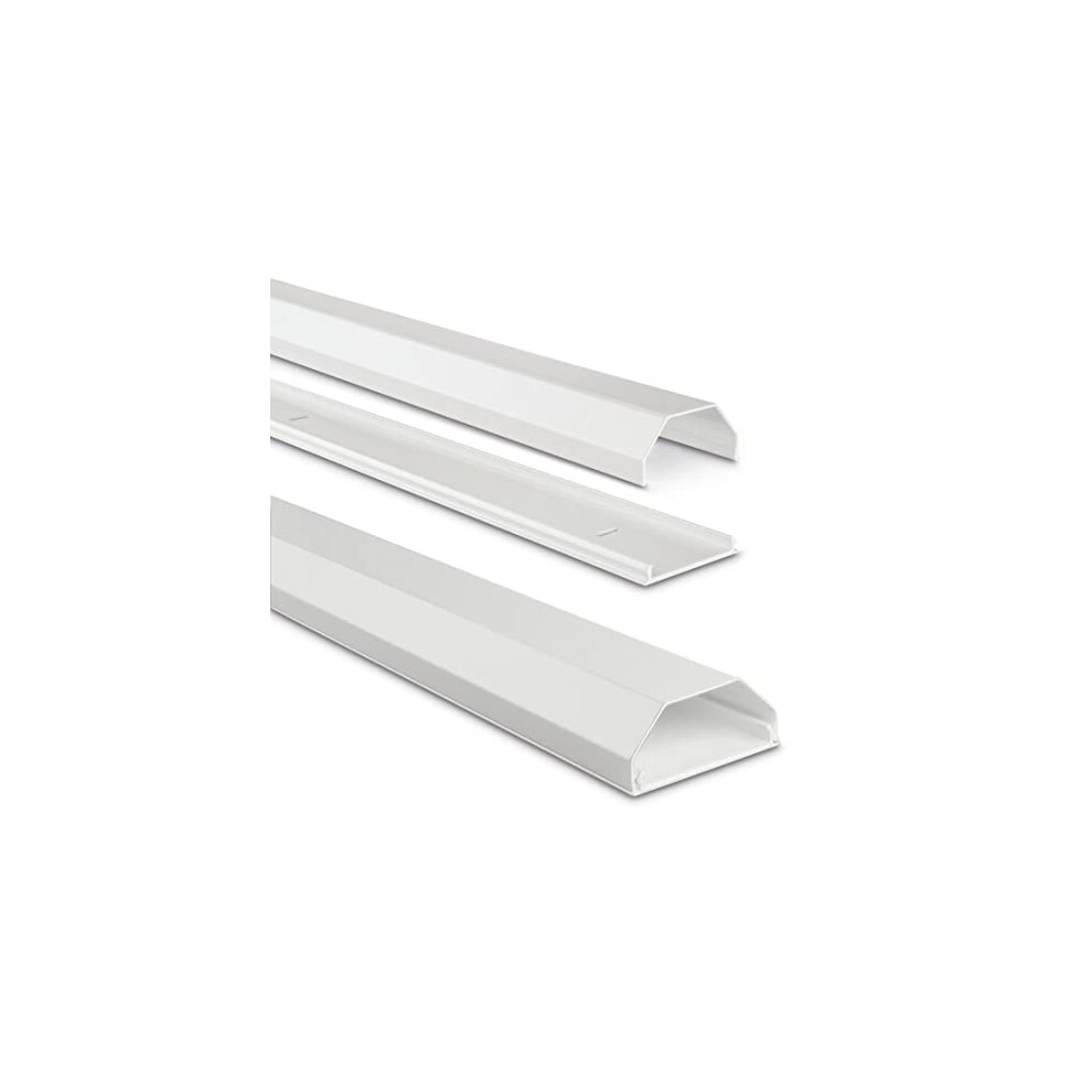 Aluminium Cable Duct, Square, 110/5/2.6 cm, white