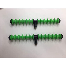 2 x Feeder Fishing Multi Rod Rests Spiral for Quiver Match Coarse Fishing. Green