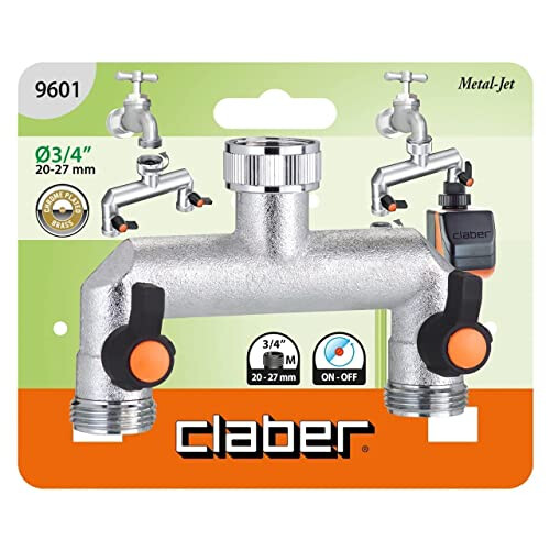 Claber 2-way adjustable socket fil. 3/4" 1