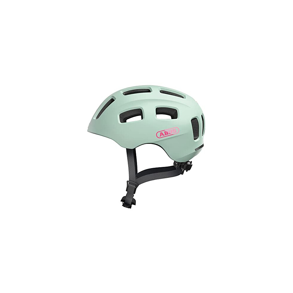 Photos - Bike Helmet ABUS Youn-I 2.0  - with light for children, teenagers and young adults - for girls and boys - mint, size M 