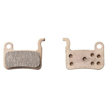 Plaquette de frein vélo Shimano M06-MX en métal et ressort avec goupille fendue - argenté