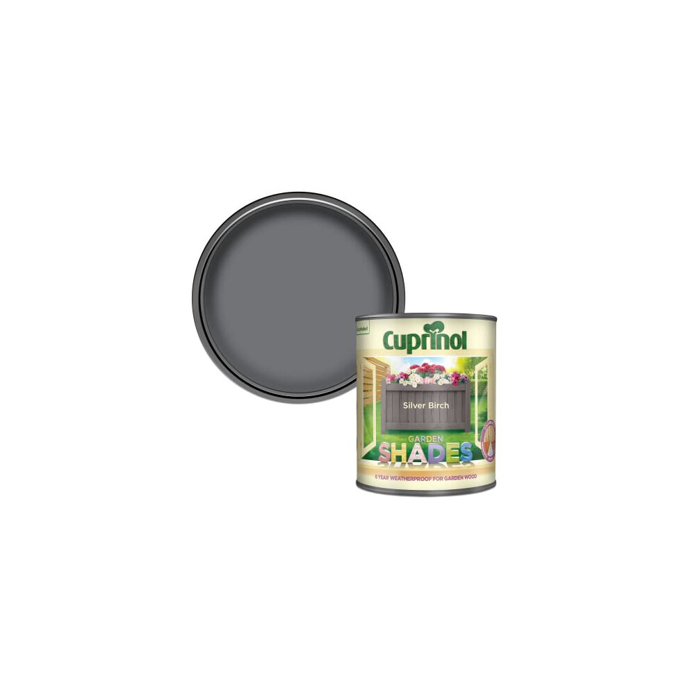 Garden Shades Exterior Woodcare, Silver Birch, 1 Litre