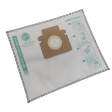 H91 Vacuum Cleaner Bags, Original, Microfiber, Pure EPA, Active Carbons, Anti-Odor, Extra Filtering, Compatible with Hoover H-ENERGY 300, 4 Pieces