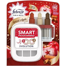 Febreze 3Volution Plugin Starter Unit/Kit & 20ml Refill - Spiced Apple